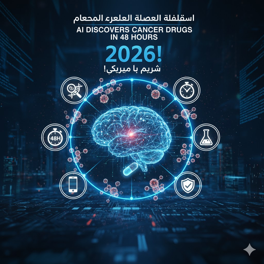 الذكاء الاصطناعي يكتشف أدوية السرطان في 48 ساعة.. مرحبًا بـ 2026